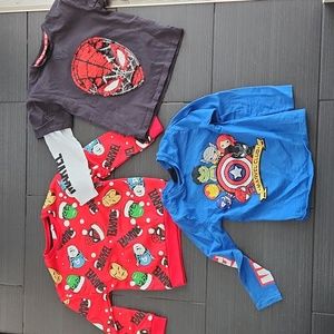 Boys Marvel long sleeve tops